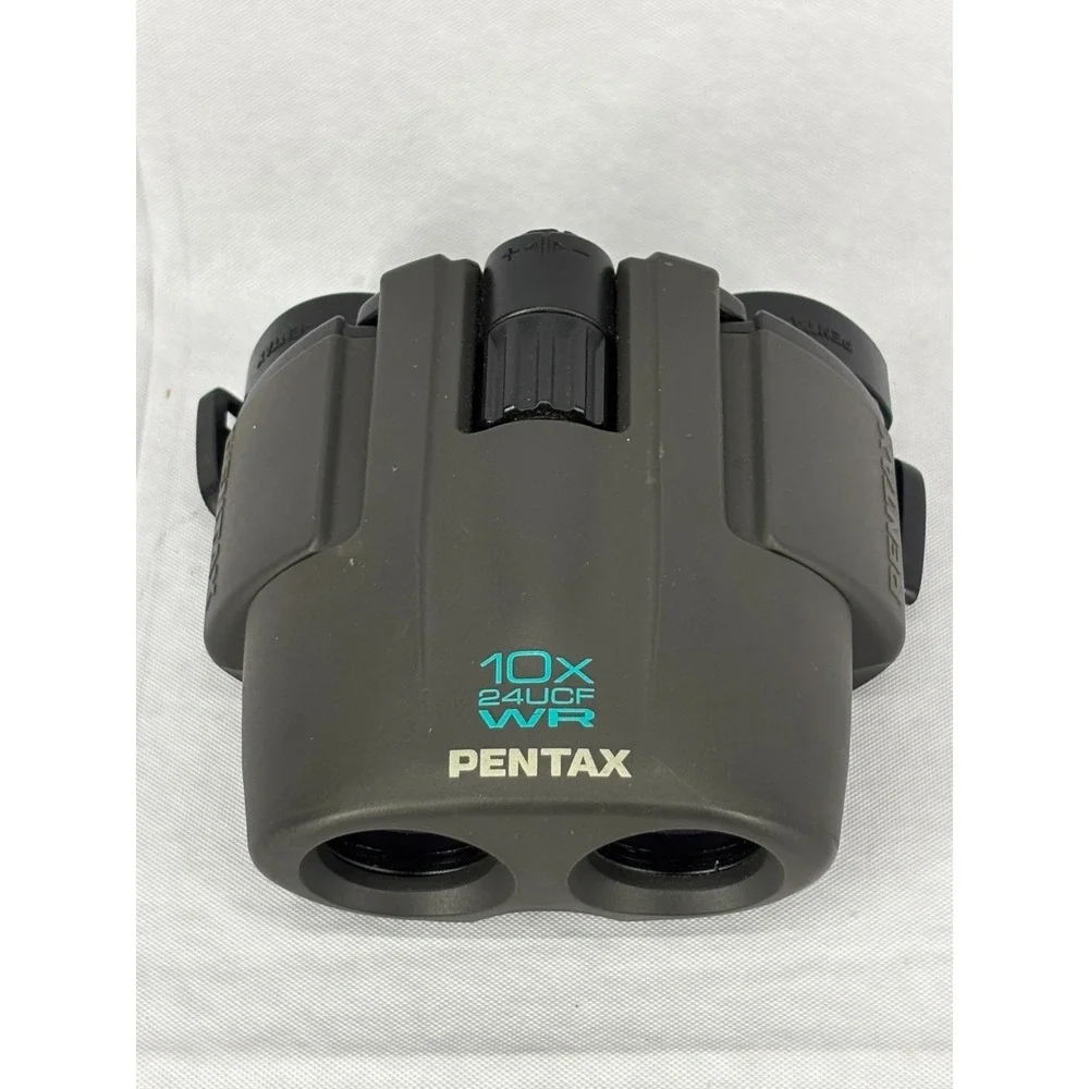 Pentax 10x24 UCF WR Compact Binoculars Weather Resistant Porro Prism Black